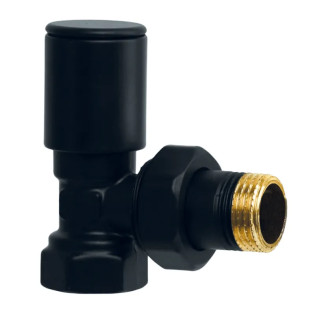 Кран для сушки для рушників кутовий Koer KR.531.Black - 1/2