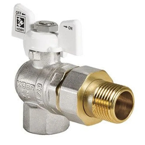 Кран із американкою кутовий Koer KR.228.W - 1