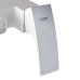 Душова колона із змішувачем KOER KB-56007-04, 3 функції (Колір хром+білий) (KR5159)