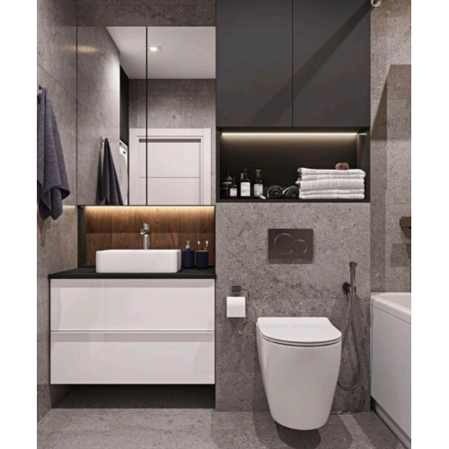 Панель змиву KOER KT-0601-01 240x160x10mm пластикова, кнопка кругла (колір хром) (KR5174)