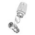 Термоголовка Koer KR.1337 – M30x1.5 із проточним сенсором (KR5219)