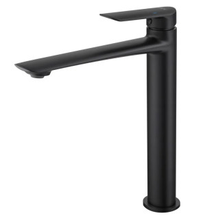 Змішувач для умивальника високий KOER KB-11028-05 (Колір чорний) (KR5294)