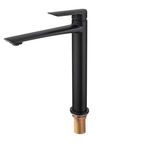 Смеситель для умывальника высокий KOER KB-11028-05 (Цвет черный) (KR5294)