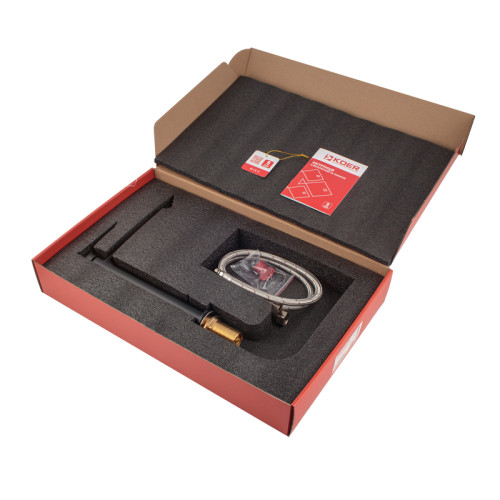 Смеситель для умывальника высокий KOER KB-11028-05 (Цвет черный) (KR5294)