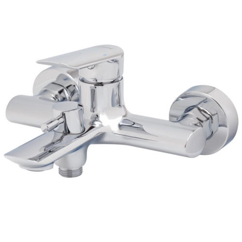 Змішувач для ванни з коротким виливом KOER KB-40028-01 (Колір хром) (KR5305)