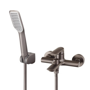 Змішувач для ванни з коротким виливом KOER KB-40028-07 (Колір графіт) (KR5308)