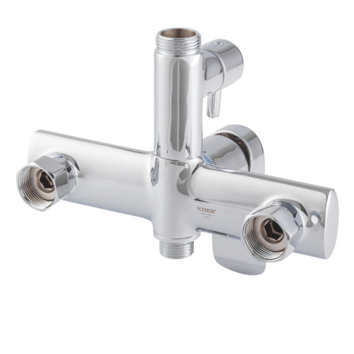 Душова колона із змішувачем KOER KB-52028-01, 2 функції (Колір хром) (KR5309)