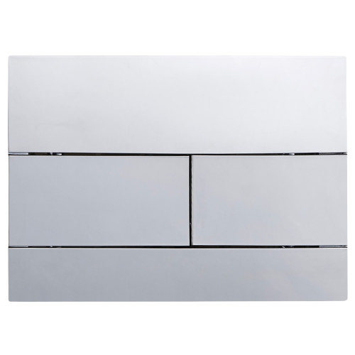 Панель смыва Koer KT-0603-01 240x160x10mm пластиковая, кнопка линейная (цвет хром) (KR5319)