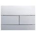 Панель смыва Koer KT-0603-01 240x160x10mm пластиковая, кнопка линейная (цвет хром) (KR5319)