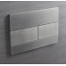 Панель змиву KOER KT-0603-07 240x160x10mm пластикова, кнопка лінійна (колір графіт) (KR5321)