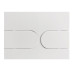 Панель змиву KOER KT-0604-03 240x160x10mm пластикова, кнопка закруглена (колір білий) (KR5322)
