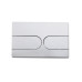 Панель змиву Koer KT-0604-01 240x160x10mm пластикова, закруглена кнопка (колір хром) (KR5323)