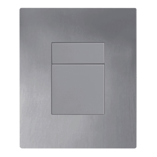 Панель змиву Koer KT-0607-07 157x198x10mm пластикова, квадратна кнопка (колір графіт) (KR5345)