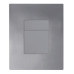 Панель змиву Koer KT-0607-07 157x198x10mm пластикова, квадратна кнопка (колір графіт) (KR5345)