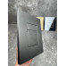 Панель змиву KOER KT-0607-07 157x198x3mm пластикова, кнопка квадратна (колір графіт) (KR5345)