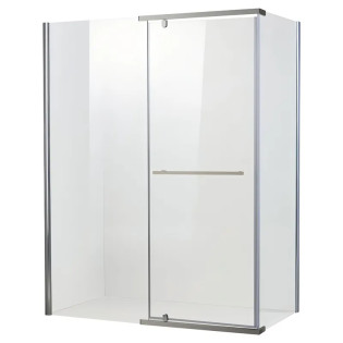 Душова кабіна без піддону Koer SR SC01-120x80x200-TR-01 прозоре скло Easy Clean 8мм, хром (KR5353)