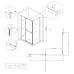 Душова кабіна без піддону Koer SR SC01-120x80x200-TR-01 прозоре скло Easy Clean 8мм, хром (KR5353)