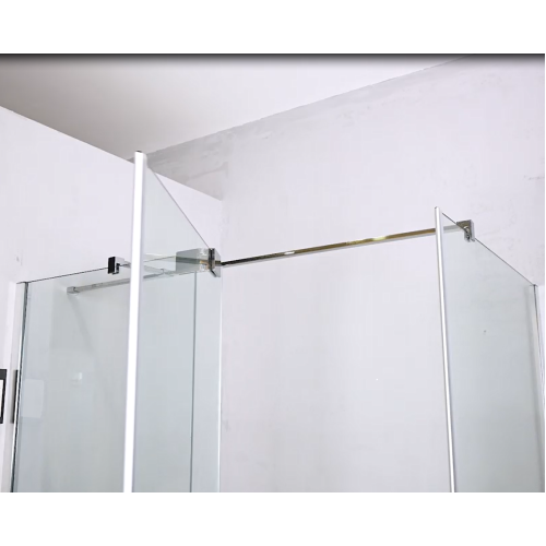 Душова кабіна без піддону KOER SR SC02-120x90x200-TR-01 прозоре скло EASY CLEAN 8мм хром (KR5354)