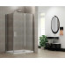 Душова кабіна без піддону Koer SR SC02-100x80x200-TR-01 прозоре скло Easy Clean 8мм, хром (KR5355)
