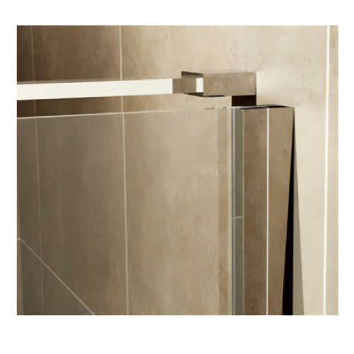 Душова кабіна без піддону Koer SR SC02-100x80x200-TR-01 прозоре скло Easy Clean 8мм, хром (KR5355)