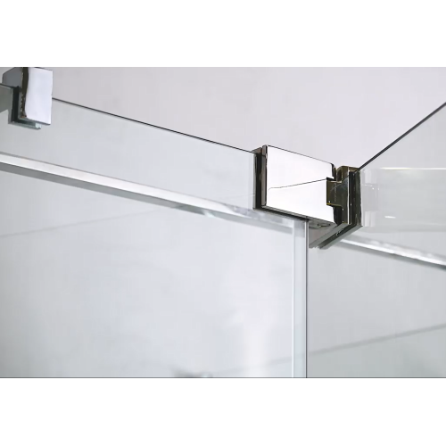 Душова кабіна без піддону KOER SR SC02-100x80x200-TR-01 прозоре скло EASY CLEAN 8мм хром (KR5355)