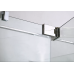 Душова кабіна без піддону KOER SR SC02-100x80x200-TR-01 прозоре скло EASY CLEAN 8мм хром (KR5355)