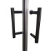 Душова кабіна без піддону Koer SR SC03-90x90x200-TR-07 прозоре скло Easy Clean 6мм, графіт (KR5359)