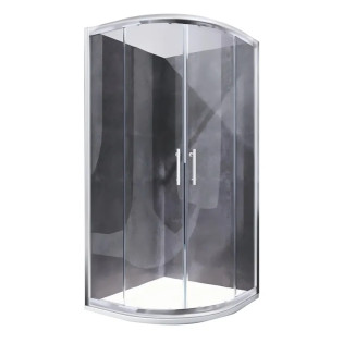Душова кабіна без піддону Koer SR SC04-90x90x195-TR-01 прозоре скло Easy Clean 5мм, хром (KR5360)