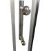 Душова кабіна без піддону Koer SR SC04-90x90x195-TR-01 прозоре скло Easy Clean 5мм, хром (KR5360)