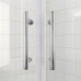 Душевая кабина без поддона Koer SR SC04-100x100x195-TR-01 прозрачное стекло Easy Clean 5мм, хром (KR5361)