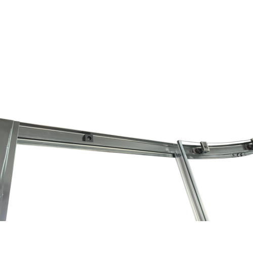 Душевая кабина без поддона Koer SR SC04-100x100x195-TR-01 прозрачное стекло Easy Clean 5мм, хром (KR5361)