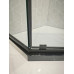 Душова кабіна без піддону Koer SR SC06-90x90x200-TR-07 прозоре скло Easy Clean 8мм, графіт (KR5366)
