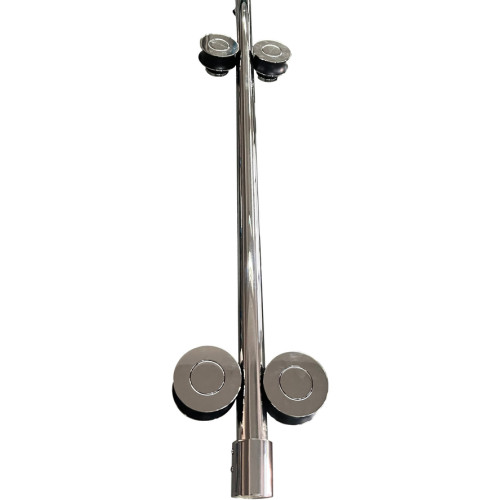 Двері в нішу Koer SR SD06-140x220-TR-01 прозоре скло Easy Clean 8мм, хром (KR5368)