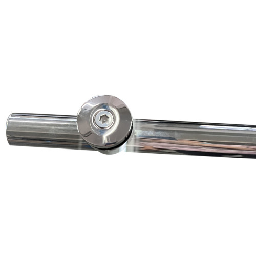 Двері в нішу Koer SR SD06-140x220-TR-01 прозоре скло Easy Clean 8мм, хром (KR5368)