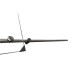 Двері в нішу Koer SR SD06-140x220-TR-07 прозоре скло Easy Clean 8мм, графіт (KR5369)