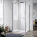 Душова кабіна без піддону Koer SR SC08-90x90x200-TR-01 прозоре скло Easy Clean 6мм, хром (KR5371)
