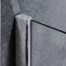 Шторки стеклянные на ванну Koer SR BS05-90x140-TR-01 прозрачное стекло Easy Clean 6мм, хром (KR5372)
