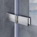 Шторки стеклянные на ванну Koer SR BS05-90x140-TR-01 прозрачное стекло Easy Clean 6мм, хром (KR5372)