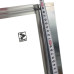 Шторки стеклянные на ванну Koer SR BS05-90x140-TR-01 прозрачное стекло Easy Clean 6мм, хром (KR5372)