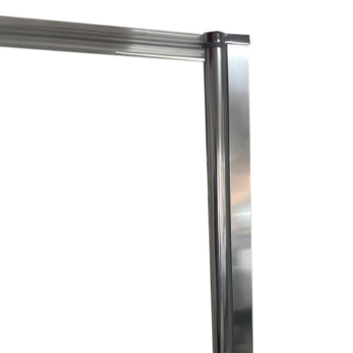 Шторки стеклянные на ванну Koer SR BS05-90x140-TR-01 прозрачное стекло Easy Clean 6мм, хром (KR5372)