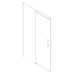 Двері в нішу Koer SR SD01-120x200-TR-01 прозоре скло Easy Clean 8мм, хром (KR5376)