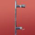 Двері в нішу Koer SR SD01-120x200-TR-01 прозоре скло Easy Clean 8мм, хром (KR5376)