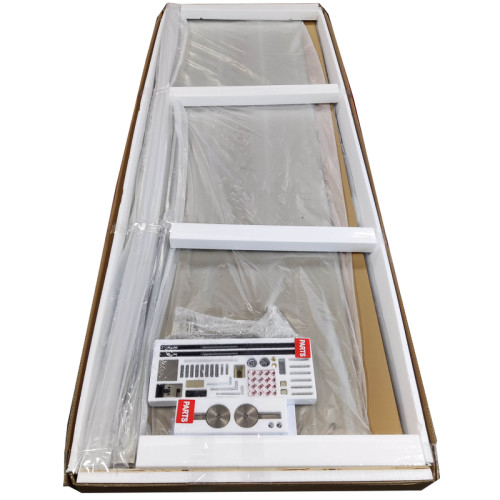 Дверь в нишу Koer SR SD01-120x200-TR-07 прозрачное стекло Easy Clean 8мм, графит (KR5378)