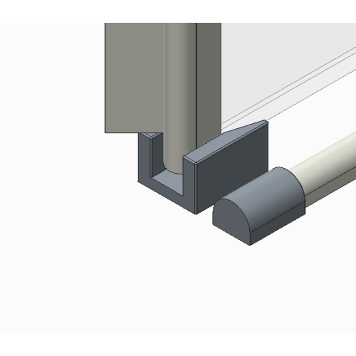 Дверь в нишу Koer SR SD01-120x200-TR-02 прозрачное стекло Easy Clean 8мм, никель (KR5379)
