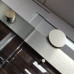 Дверь в нишу Koer SR SD01-120x200-TR-02 прозрачное стекло Easy Clean 8мм, никель (KR5379)