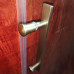 Дверь в нишу Koer SR SD01-120x200-TR-02 прозрачное стекло Easy Clean 8мм, никель (KR5379)
