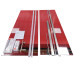 Дверь в нишу Koer SR SD01-120x200-TR-02 прозрачное стекло Easy Clean 8мм, никель (KR5379)