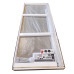 Двері в нішу Koer SR SD01-140x200-TR-01 прозоре скло Easy Clean 8мм, хром (KR5380)