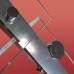 Двері в нішу Koer SR SD01-140x200-TR-01 прозоре скло Easy Clean 8мм, хром (KR5380)