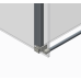Бічна стінка для кабіни Koer SR SW01-90x200-TR-01 прозоре скло Easy Clean 8мм, хром (KR5381)